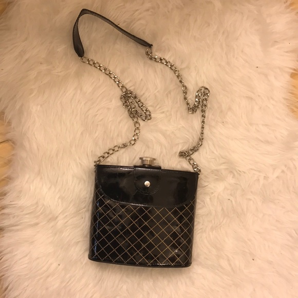 purse with built in flask
